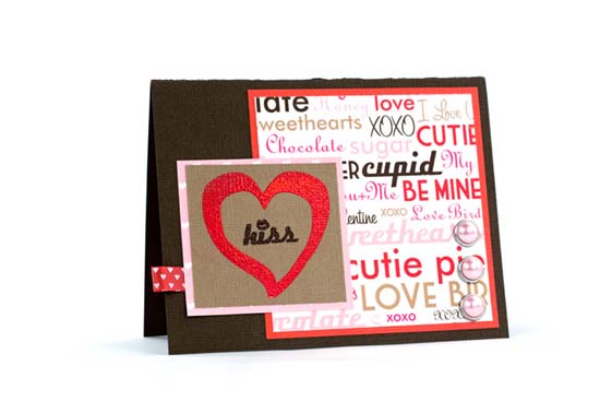 KISS card by American Crafts